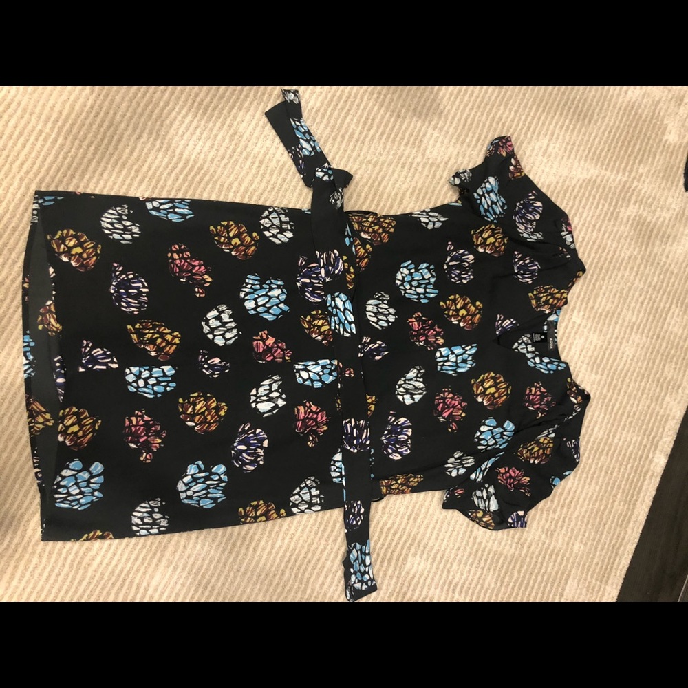 Cute belted aqua dress. Size xs